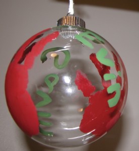 Handprint Christmas Ornaments – Another Fun Gift « Ally's Helpful Hints